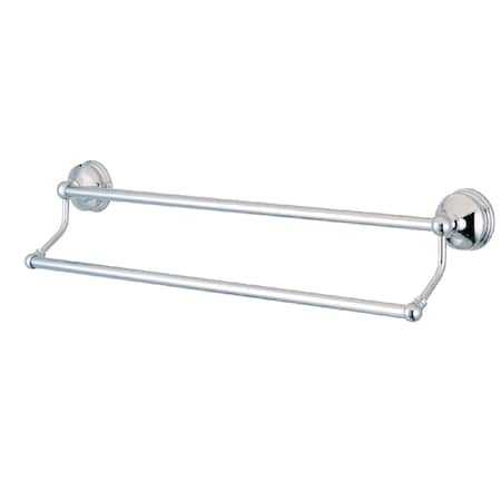 Kingston Brass Vintage 24" Dual Towel Bar, Polished Chrome BA1163C